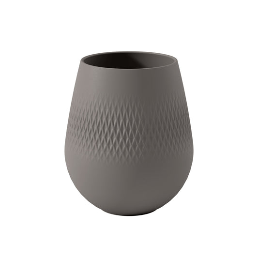 Manufacture Collier taupe Vase Carrie small