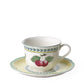 French Garden Fleurence Breakfast Cup Set for 6 Persons