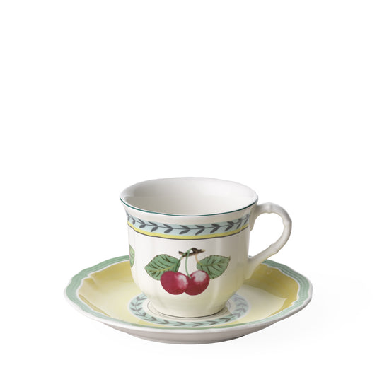 French Garden Fleurence Coffee Cup Set for 6 persons