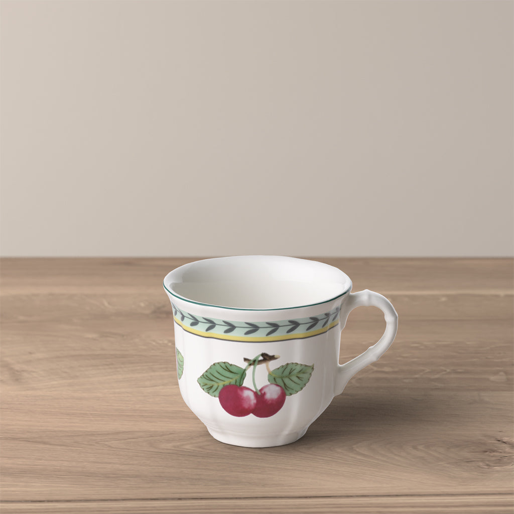 French Garden Fleurence Coffee Cup Set for 6 persons