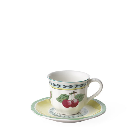 French Garden Fleurence Espresso Cup Set for 6 persons