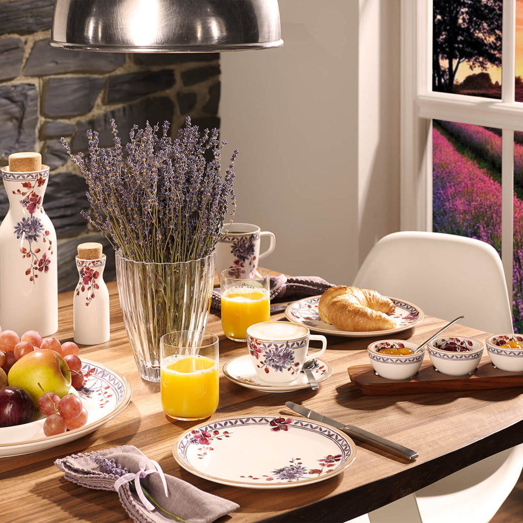 Artesano Provencal Lavender Dinner Set- 36 Pcs for 6 Persons