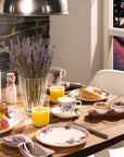 Artesano Provencal Lavender Dinner Set- 36 Pcs for 6 Persons
