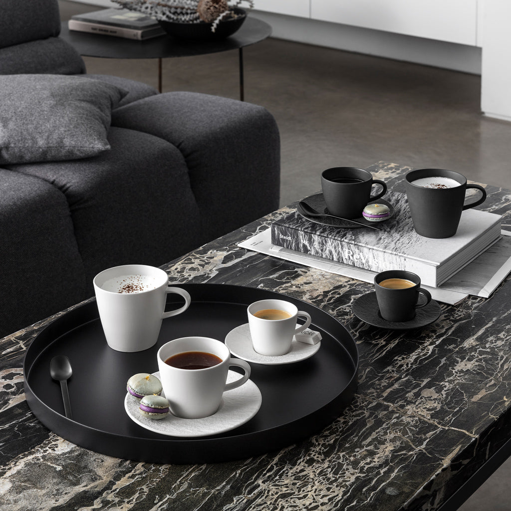 Manufacture Rock Blanc Coffee cup & saucer 6 person