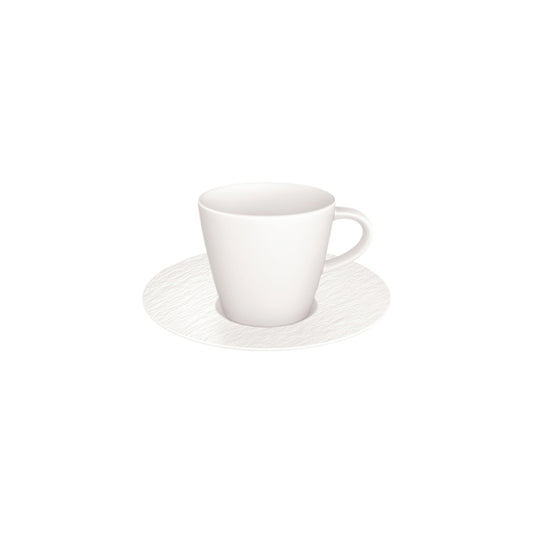 Manufacture Rock Blanc Espresso cup & saucer 6 person