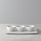 Manufacture Rock Blanc Dip bowl Set 4pcs