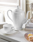 White Pearl Coffee/Tea Set- 15 Pcs for 6 Persons