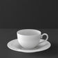 White Pearl Coffee/Teacup Set for 6 persons