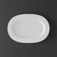 White Pearl Oval platter 35cm