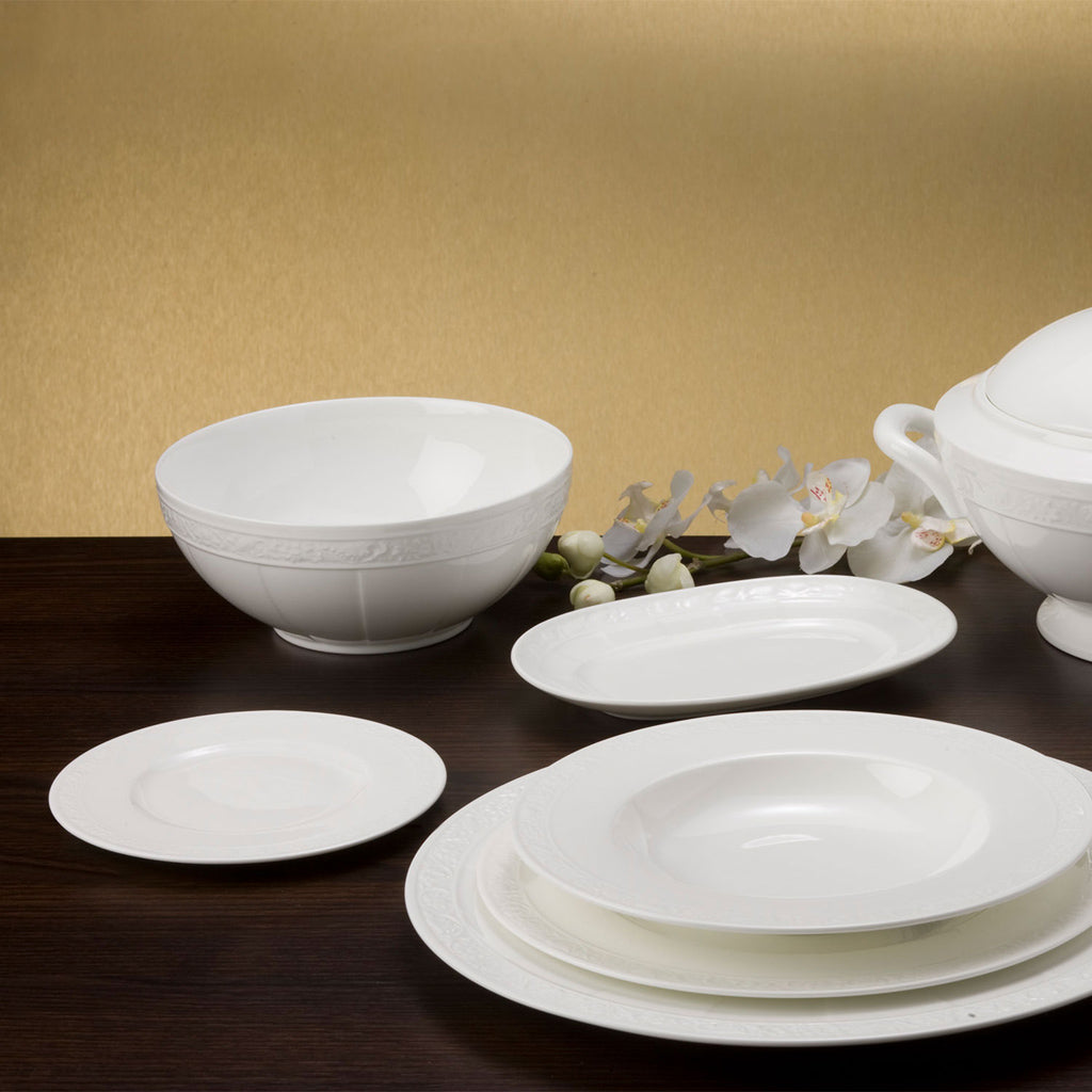 White Pearl Dinner Set- 32 Pcs for 6 Persons