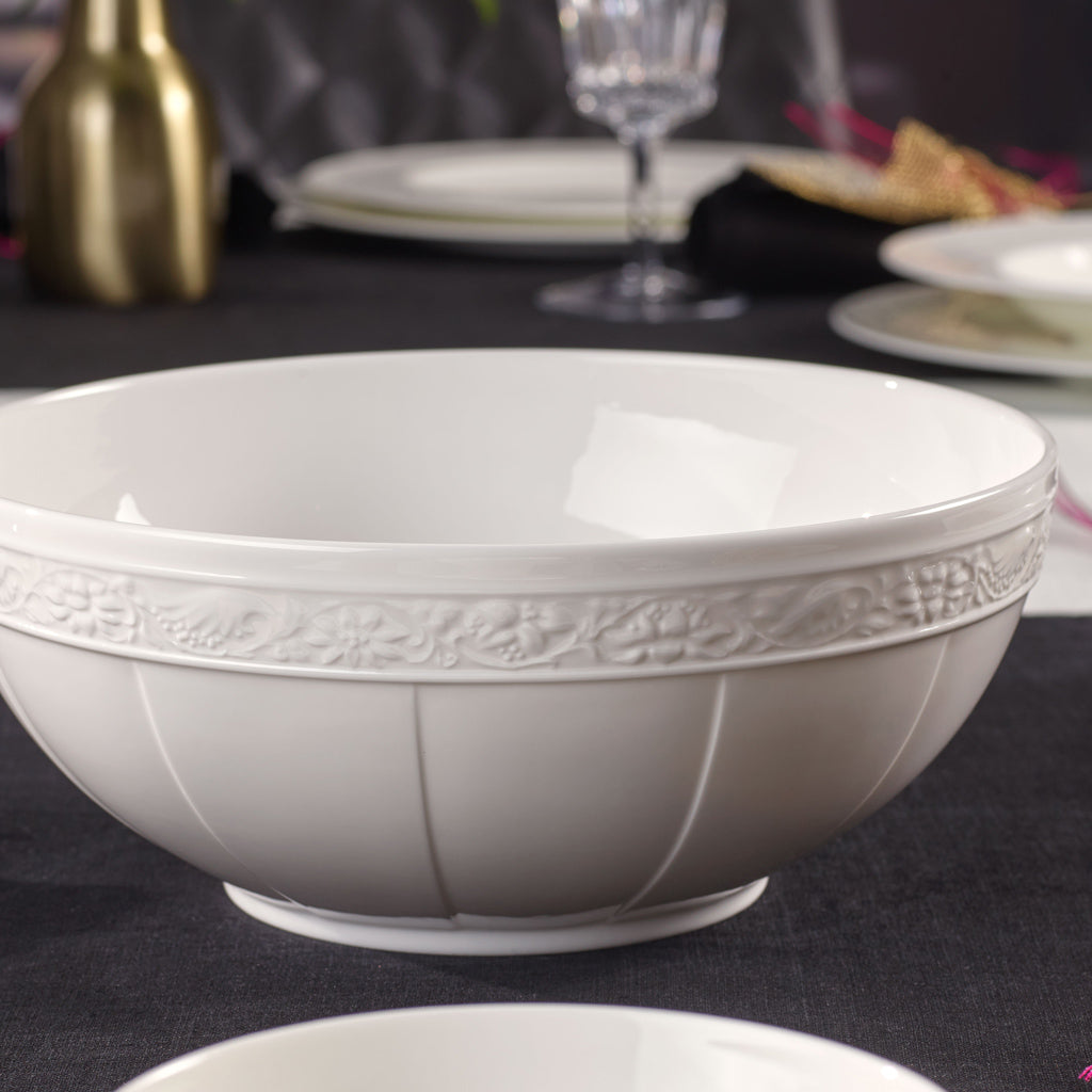 White Pearl Salad Bowl 1.68L