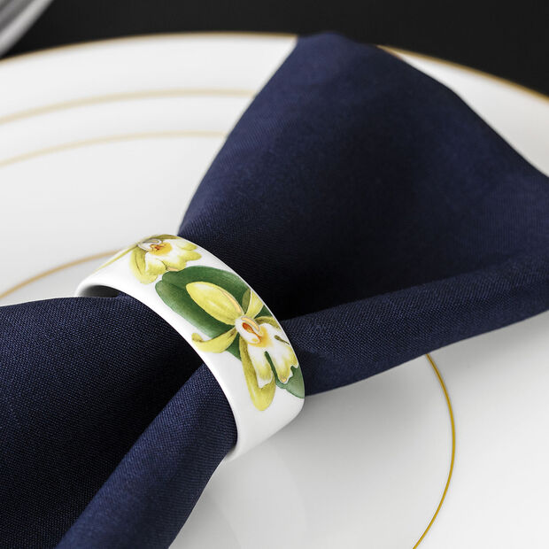 Amazonia Gifts Napkin Ring 6,5x2,5x5,5cm 6 Pieces