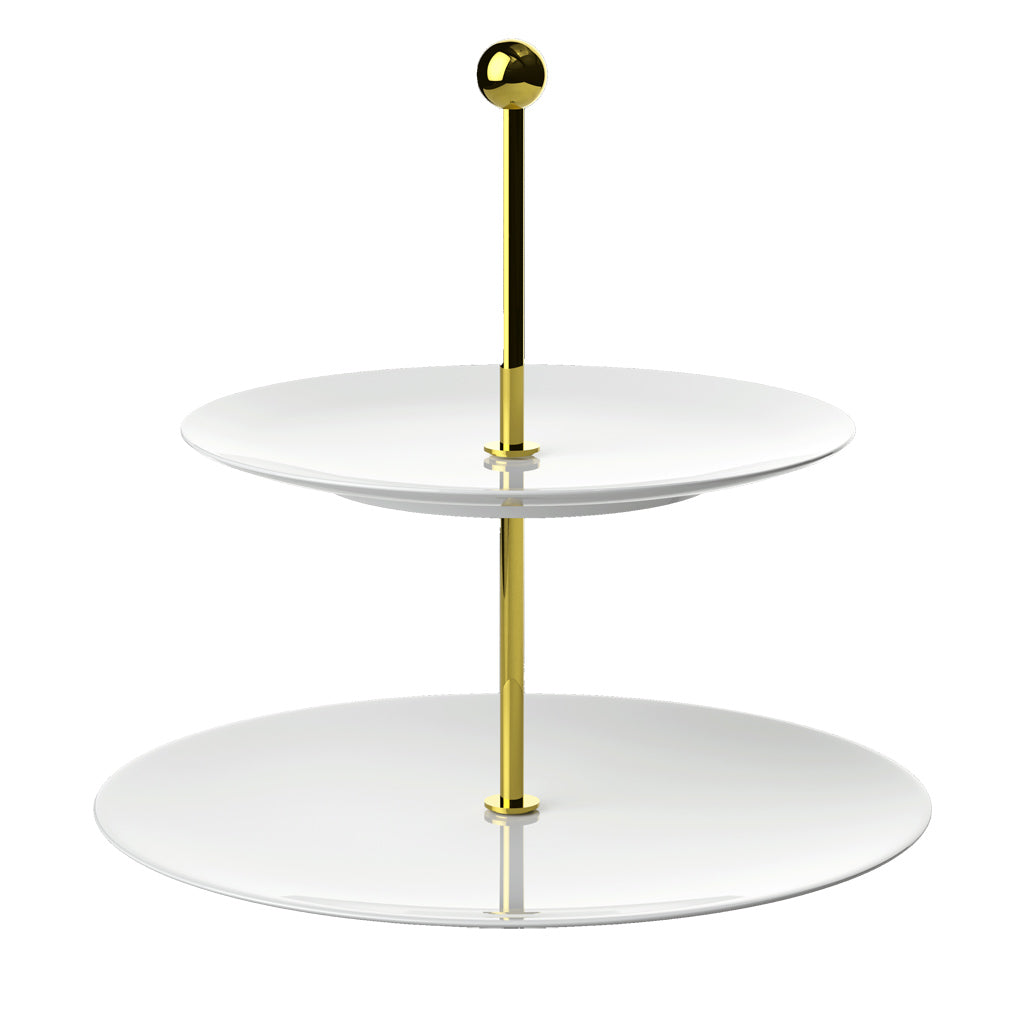 Metrochic Blanc Gifts Tray stand 27cm