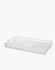 Spiral Crystal Rectangular Tray & Bowl– 3-Piece Set