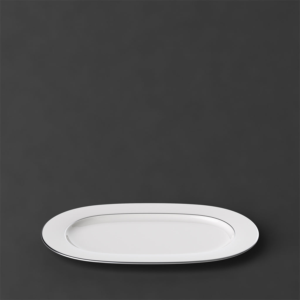 Anmut Platinum No. 1 Oval Platter 41cm