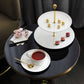 Metrochic Blanc Gifts Tray stand 27cm