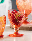 Boston Apricot Red Juice Goblet 200 ml - Set of 4