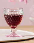 Boston Pearl Red Juice Glass 200 ml- Set of 4