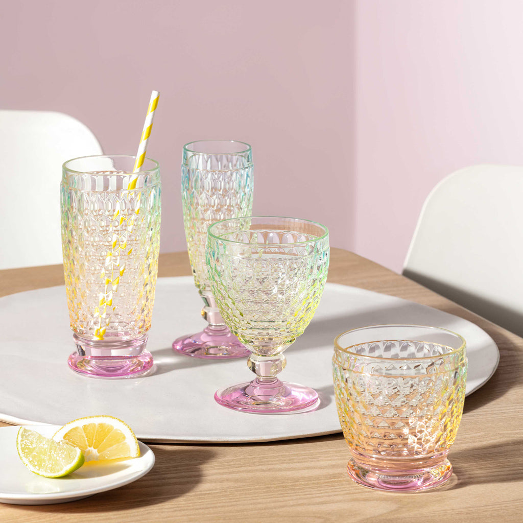Boston Pearl Bubly Drink Glas 120 ml - Set of 4