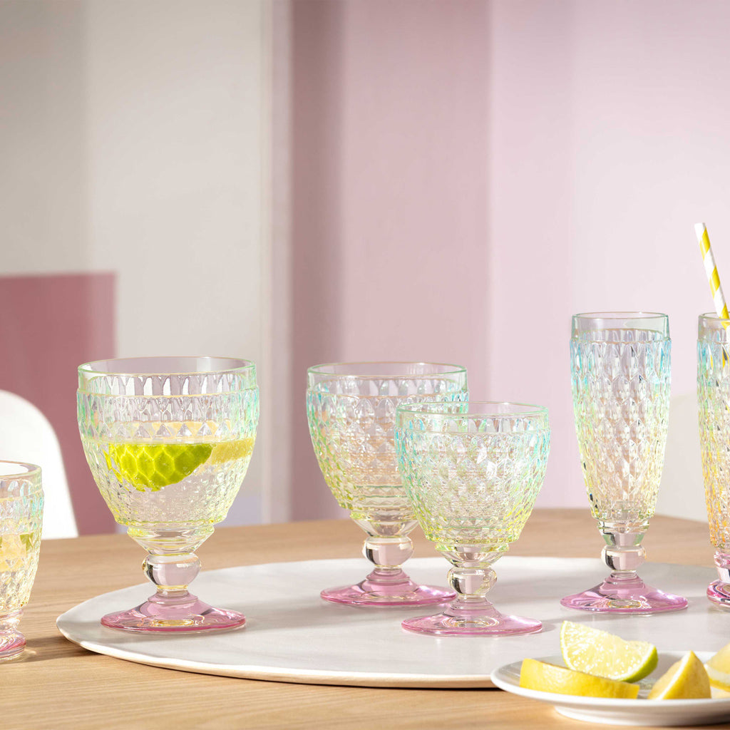 Boston Pearl Bubly Drink Glas 120 ml - Set of 4