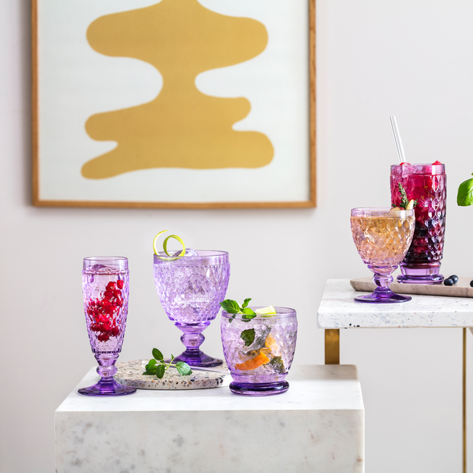 Boston Lavender goblet Set of 4 pieces