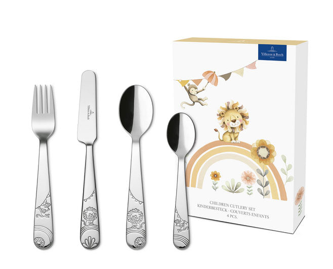 Roar Like A Lion Children Cutlery Set 4Pcs