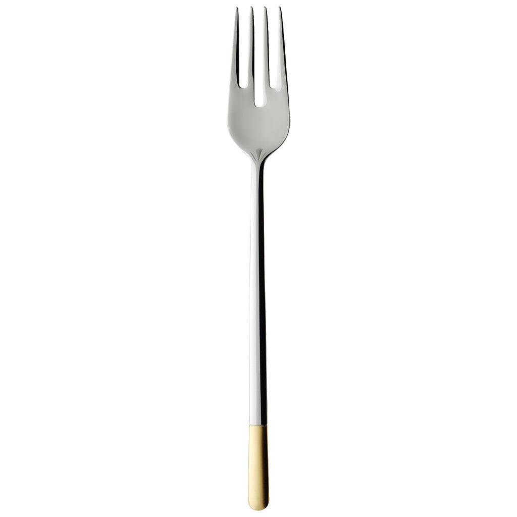 Ella partially gold plated Fish fork set 6pcs