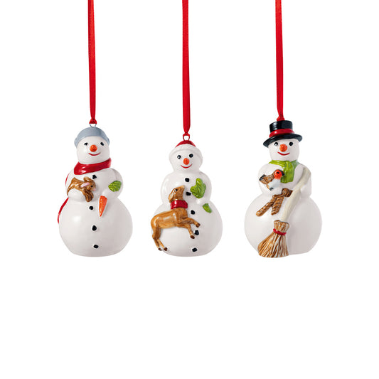 Nostalgic Ornaments Snowmen 3Pcs