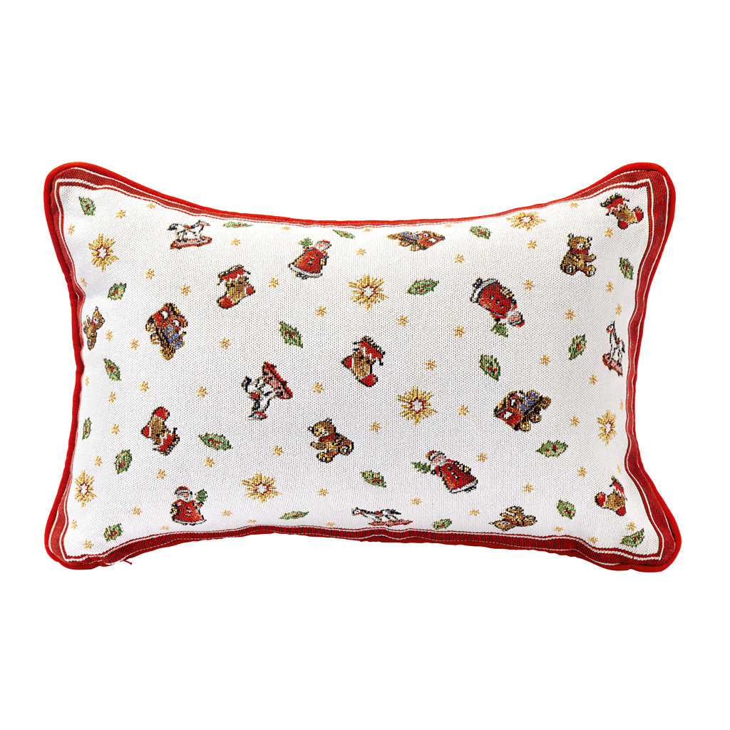 Toy's Delight Gobelin Reversible Cushion, Santa