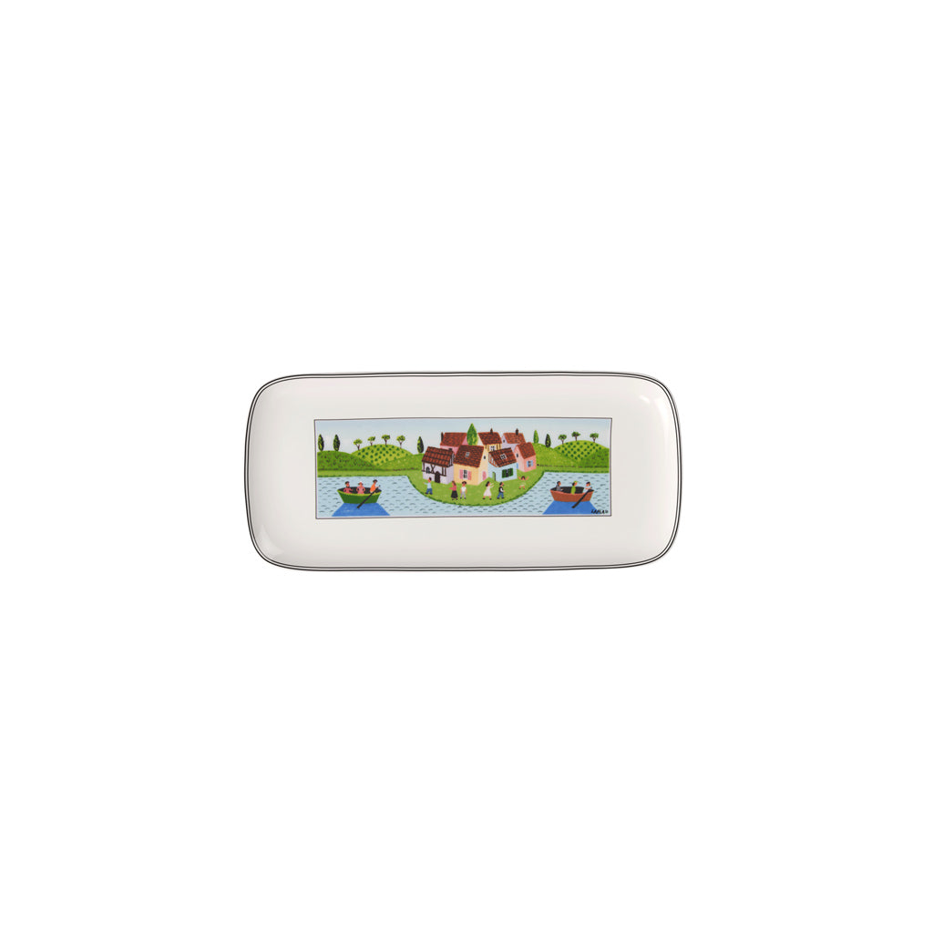 Charm & Breakfast Design Naif Sandwich plate 35x16cm