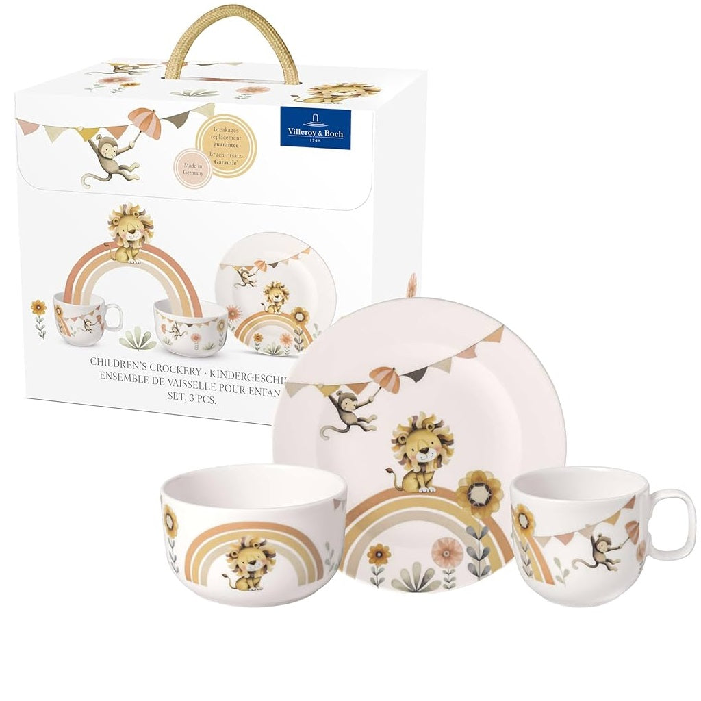 Roar Like A Lion Children'S Crockery Set 3 Pcs