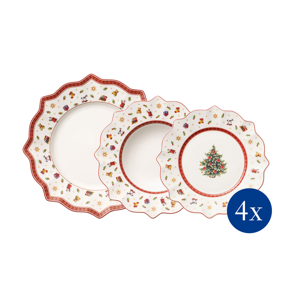 Toy's Delight Set of Plates, 12pcs.