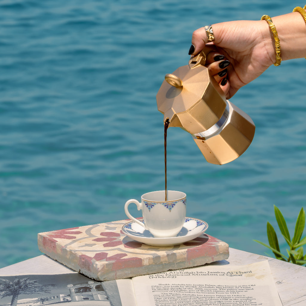 Azure Espresso Set – 12 Pcs for 6 Persons