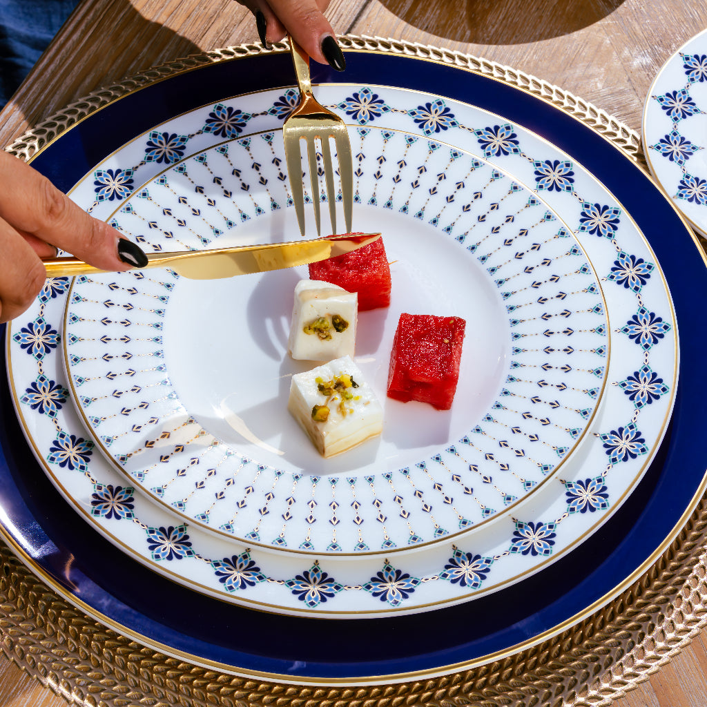 Azure Dinner Set- 38 Pcs for 6 Persons