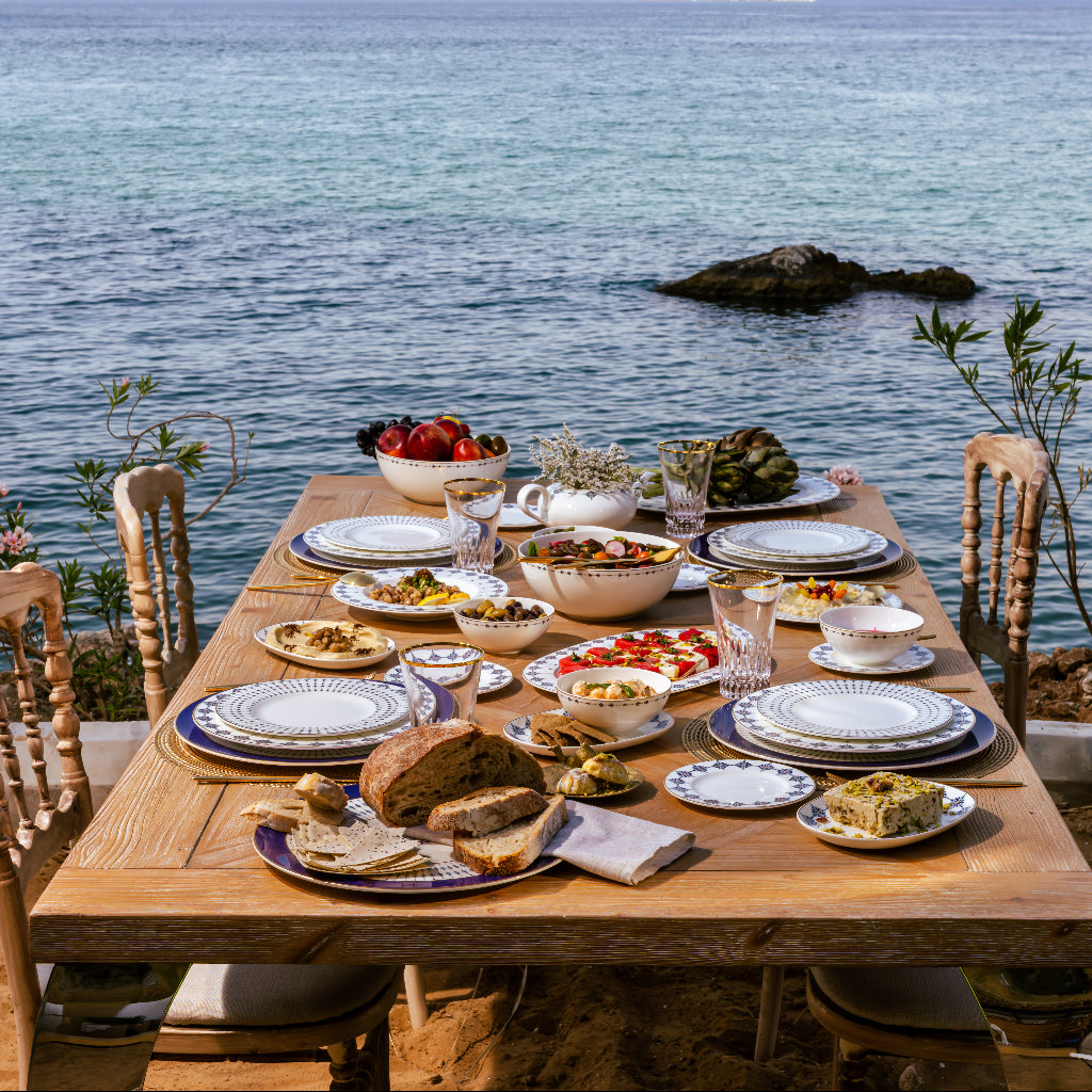 Azure Dinner Set- 38 Pcs for 6 Persons