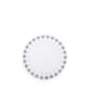 Round premium soup plate with floral pattern on a white background