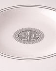 Geo Rose Grey & Platinum Deep/Soup Plate 24.5 cm