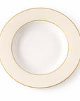 Geo Rose Beige & Gold Deep Plate 29 cm