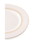 Geo Rose Beige & Gold Oval Platter 41 cm