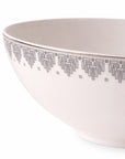 Geo Rose Grey & Platinum Salad Bowl 2.27 L