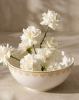 Geo Rose Beige & Gold Individual Bowl 0.42 L