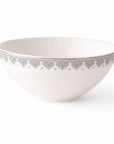 Geo Rose Grey & Platinum Individual Bowl 0.42 L