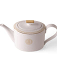 Geo Rose Beige & Gold Coffee & Tea Pot with Lid 1.2L