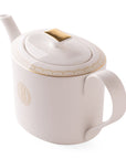 Geo Rose Beige & Gold Coffee & Tea Pot with Lid 1.2L