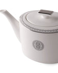 Geo Rose Grey & Platinum Coffee & Tea Pot with Lid 1.2L