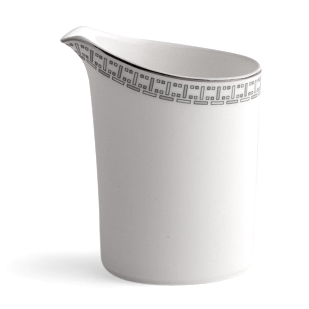 Geo Rose Grey &amp; Platinum Creamer 0.22 L