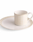 Geo Rose Beige & Gold Coffee Cup 0.22 L