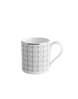Geo Rose Grey & Platinum Coffee Set – 12 Pcs for 6 Persons
