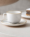 Afina Gold Saucer coffee cup 140x140x25mm/