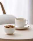Afina Gold Saucer coffee cup 140x140x25mm/